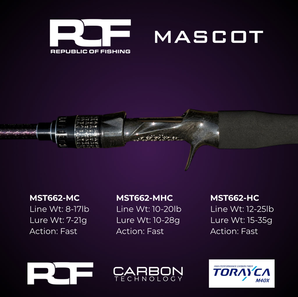 ROF MASCOT TWO PIECE ROD